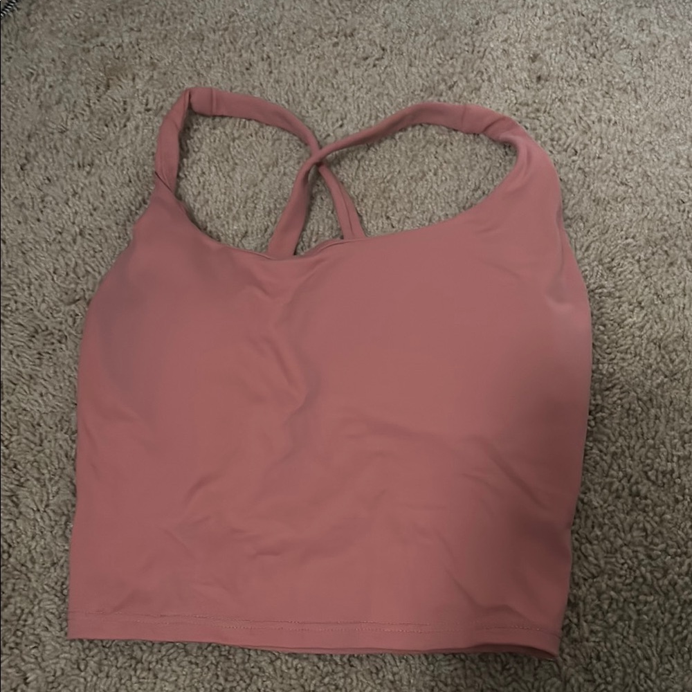 HALARA Pink Tank Top with Racerback Design